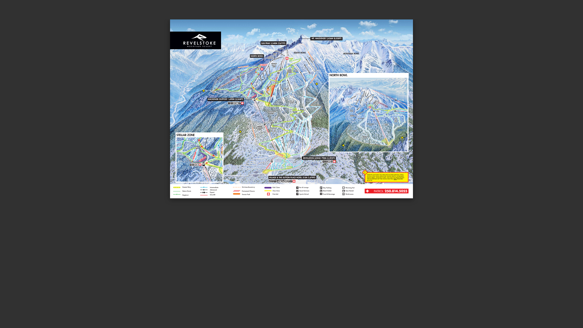 Revelstoke Mountain Resort trail map thumbnail